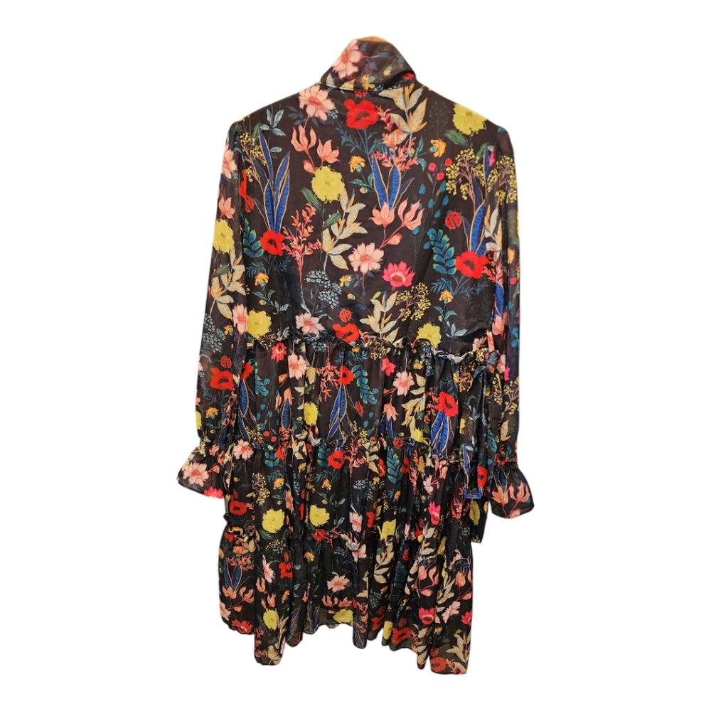 Gracia floral tiered dress nwt